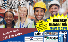 Manufacturing Career & Job Fair: Made in the Mohawk Valley - Celebrating Regional Manufacturing!